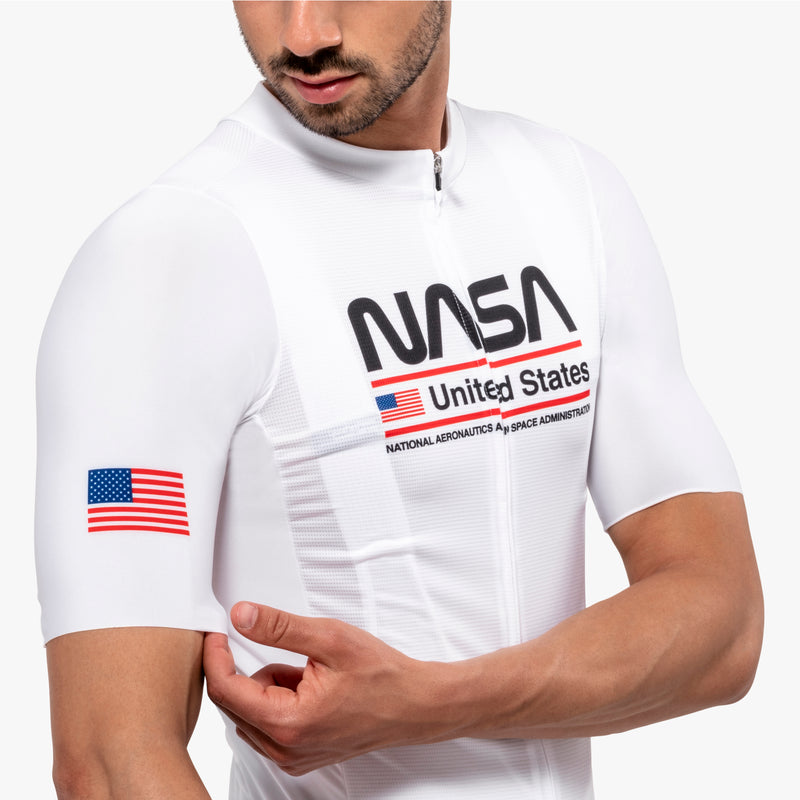 Scicon Maglia Ciclismo X-OverSpace Agency 02 Bianco Vendita Calda
