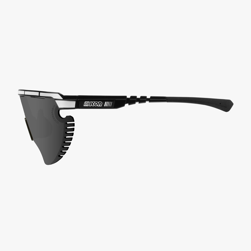 Scicon Occhiali Sportivi Aerowing Lamon Neri/Lente Argento Specchiata Vendite Flash