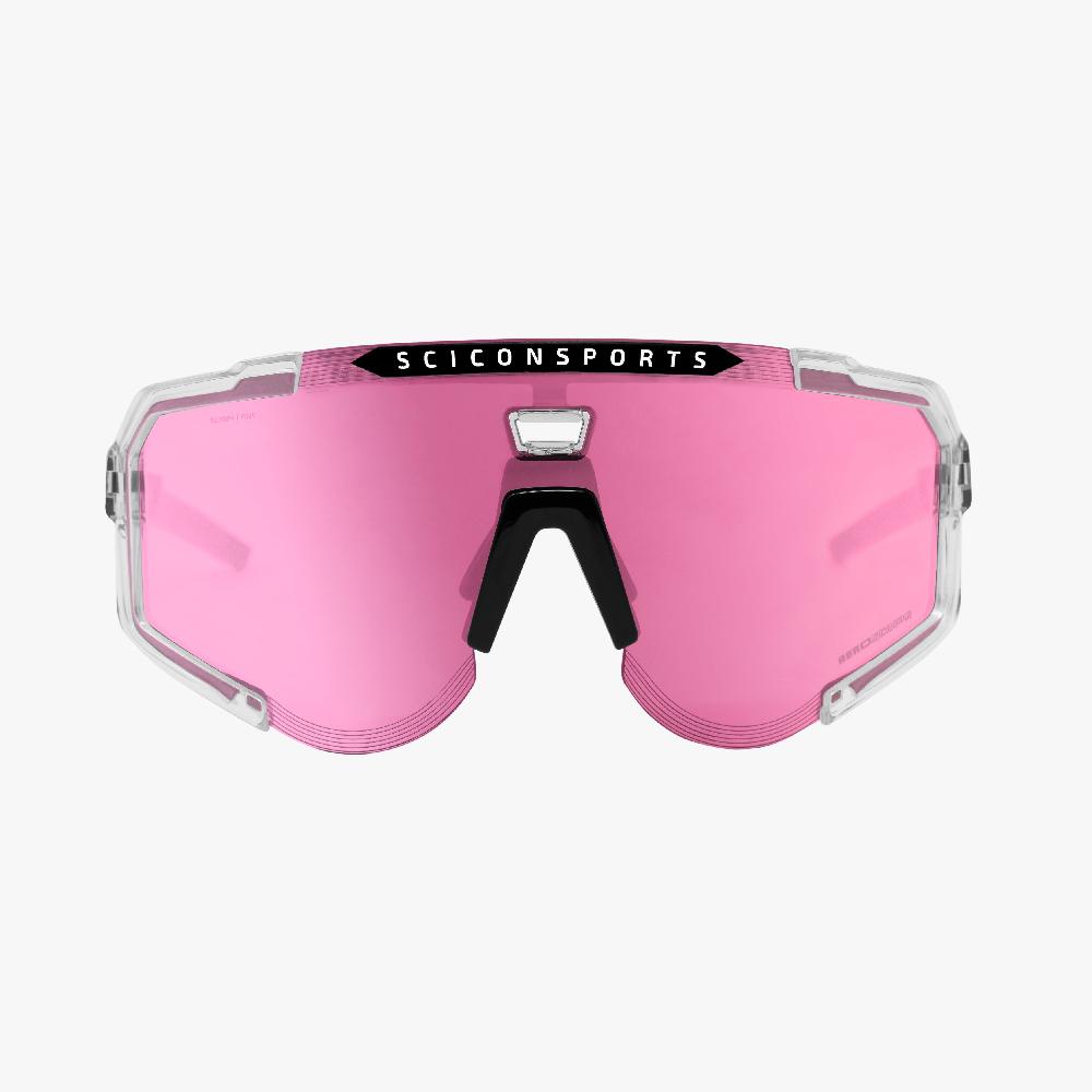 Scicon Occhiali Sportivi Aeroscope Cristallo/Rosa Nuova