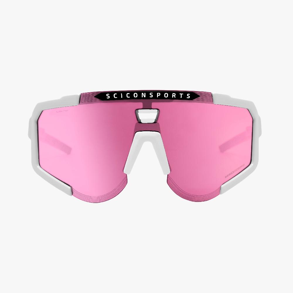 Scicon Occhiali Sportivi Aeroscope Bianco/Rosa Moda