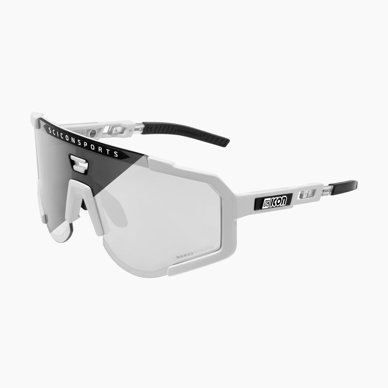 Scicon Occhiali Sportivi Aeroscope Bianco/Argento Italia