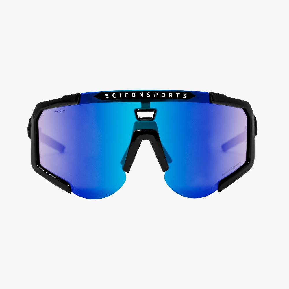 Scicon Occhiali Sportivi Aeroscope Nero/Blu 2025