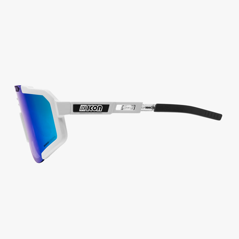 Scicon Occhiali Sportivi Aeroscope Bianco/Blu Nuovo