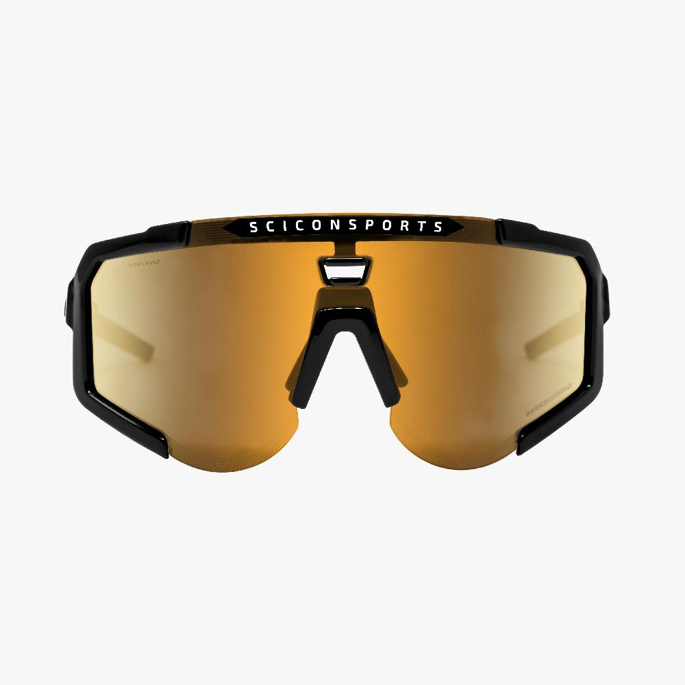 Scicon Occhiali Sportivi Aeroscope Nero/Bronzo Spedizione Gratuita