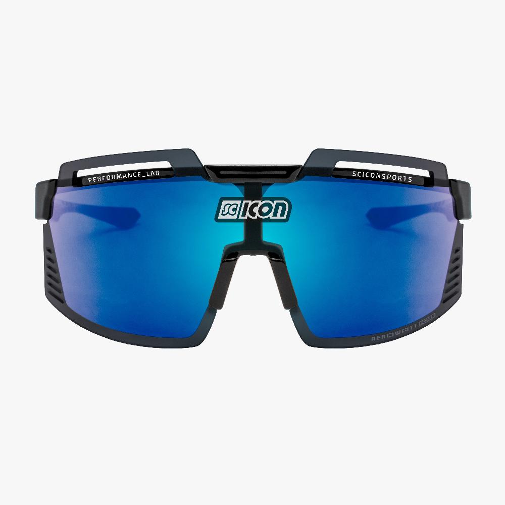 Scicon Occhiali Sportivi Aerowatt Foza Nero/Blu Sottocosto