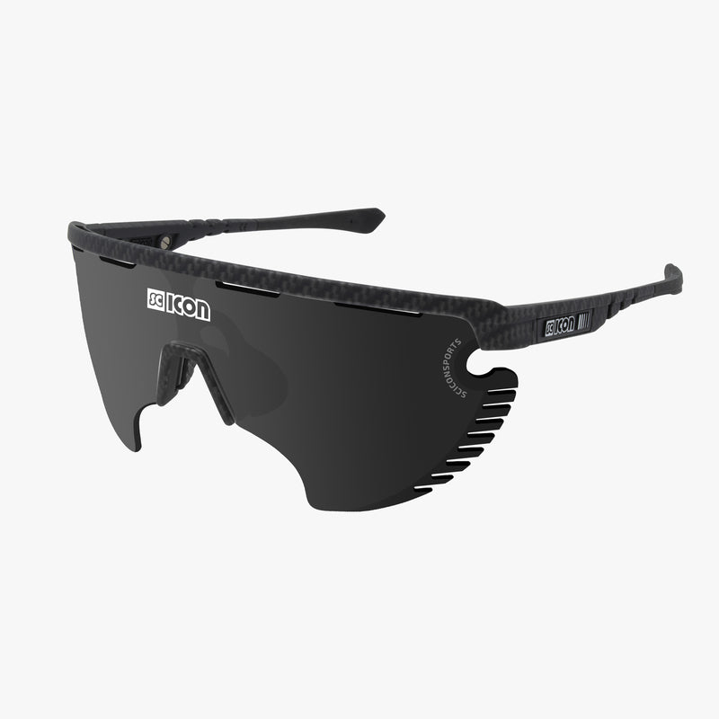 Scicon Occhiali Sportivi Aerowing Lamon Carbon/Lente Argento Specchiata Sconto
