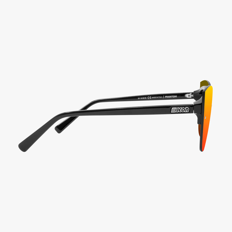 Scicon Occhiali da sole Phantom Donna Montatura Nera Lenti Rosse Vendite Flash