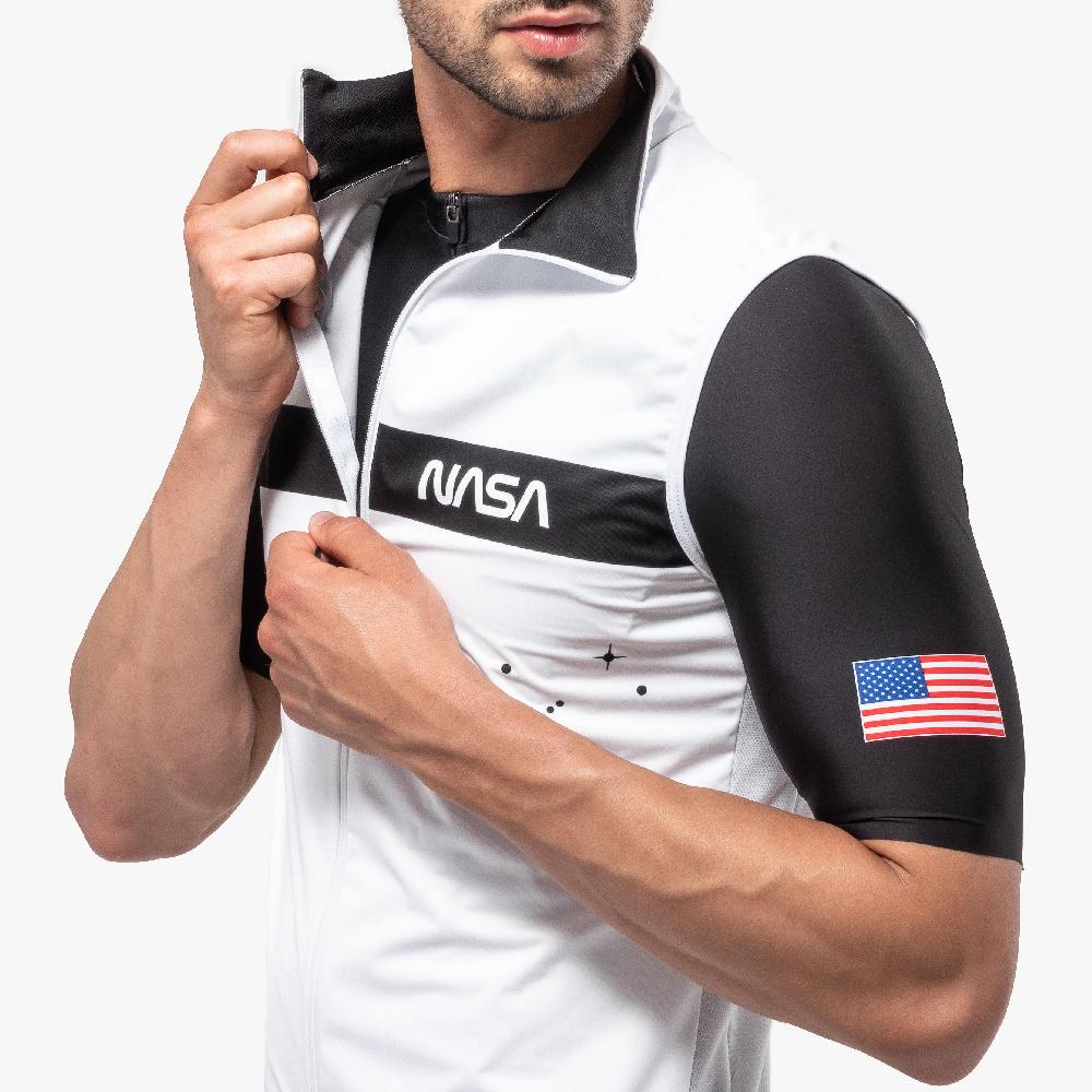 Scicon Gilet Antivento Space Agency21 Bianco Nuova
