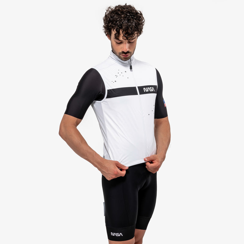 Scicon Gilet Antivento Space Agency21 Bianco Nuova