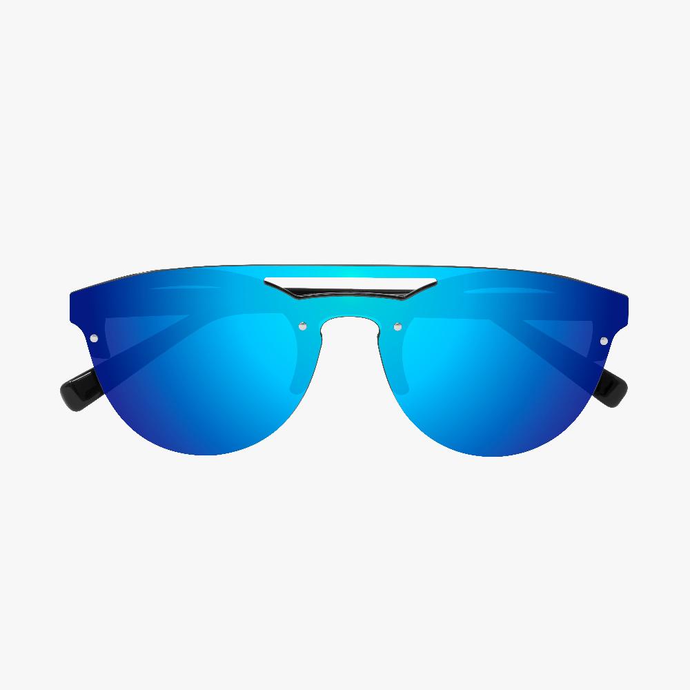 Scicon Occhiali da sole Cover Montatura Nera Lenti Blu Pezzi Unici