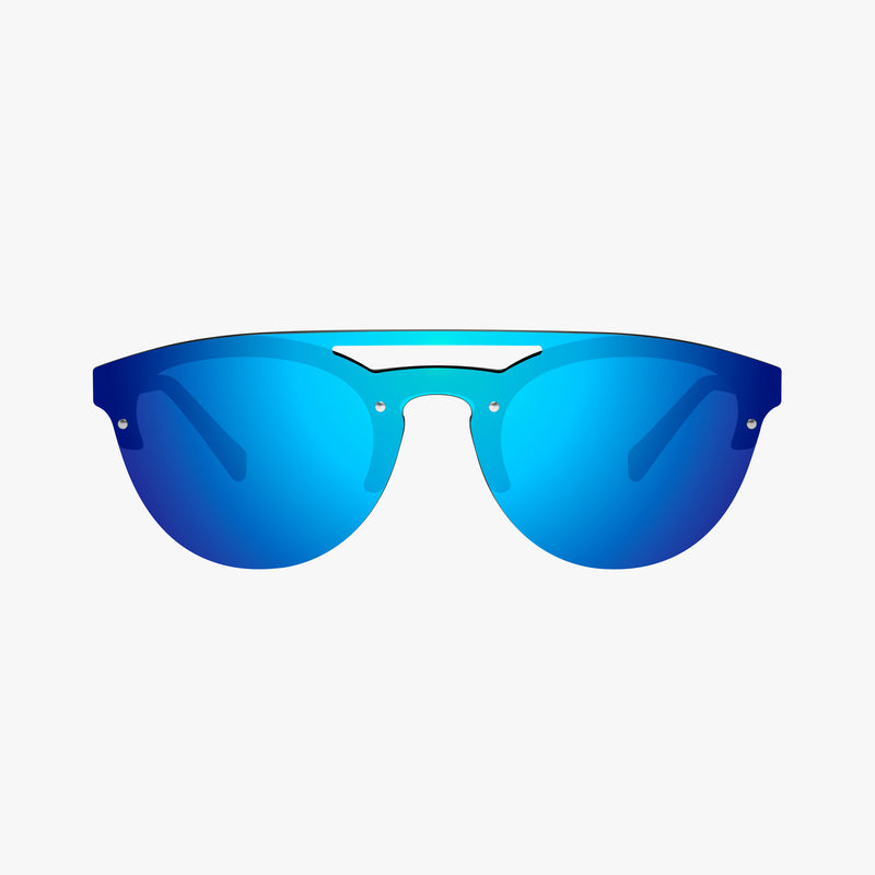 Scicon Occhiali da sole Cover Montatura Nera Lenti Blu Pezzi Unici