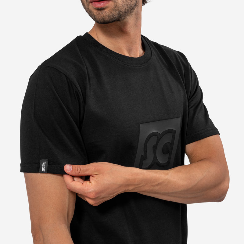 Scicon Maglietta Monogram SC Nera Qualità Garantita