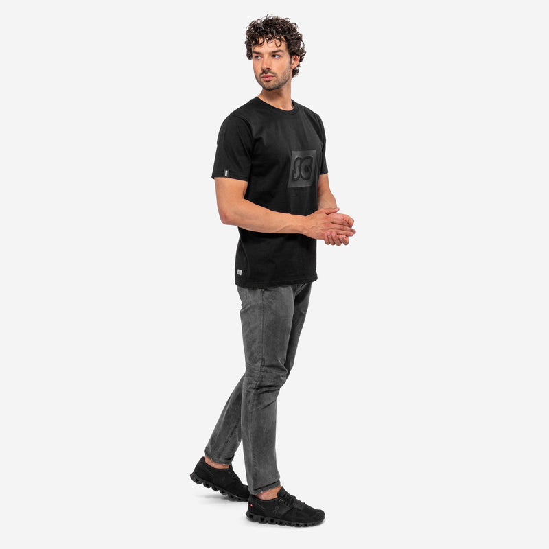 Scicon Maglietta Monogram SC Nera Qualità Garantita
