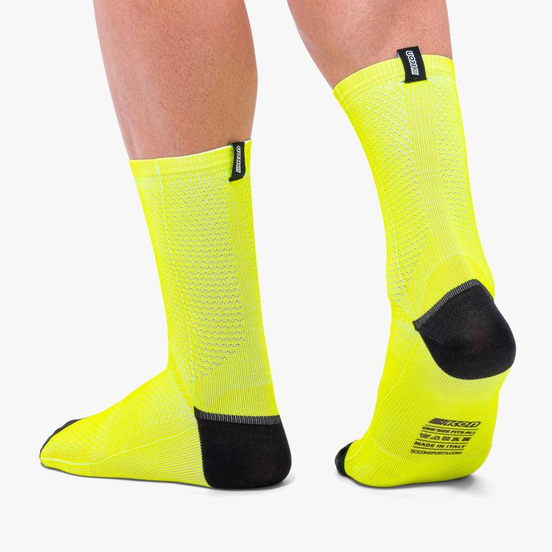 Scicon Calzini Performance Scicon 209 Giallo Fluorescente Economico