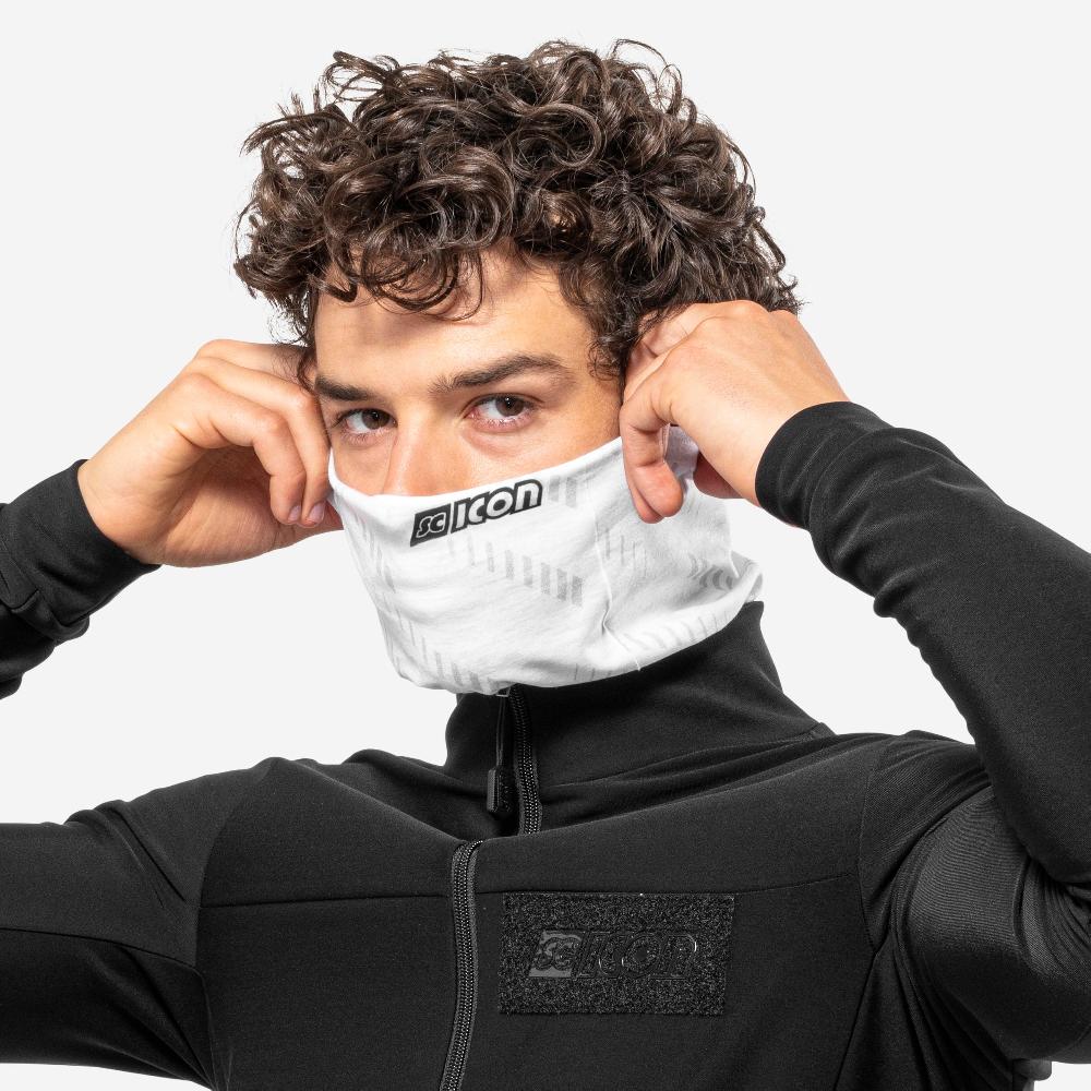 Scicon Scaldacollo Bandana Multiuso Bianco Nuova