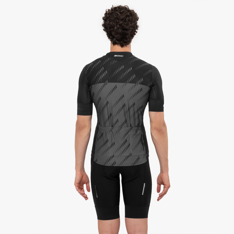 Scicon Maglia Ciclismo X-Over Reflex Nera/Antracite Qualità