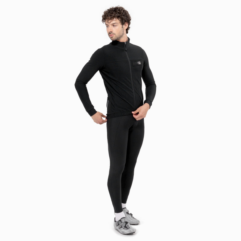 Scicon Maglia Autunnale Maniche Lunghe Nera Pezzi Unici