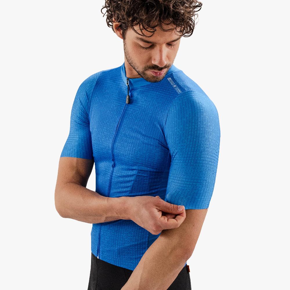 Scicon Maglia Ciclismo 9.5- X-Over Ciano Consegna Veloce