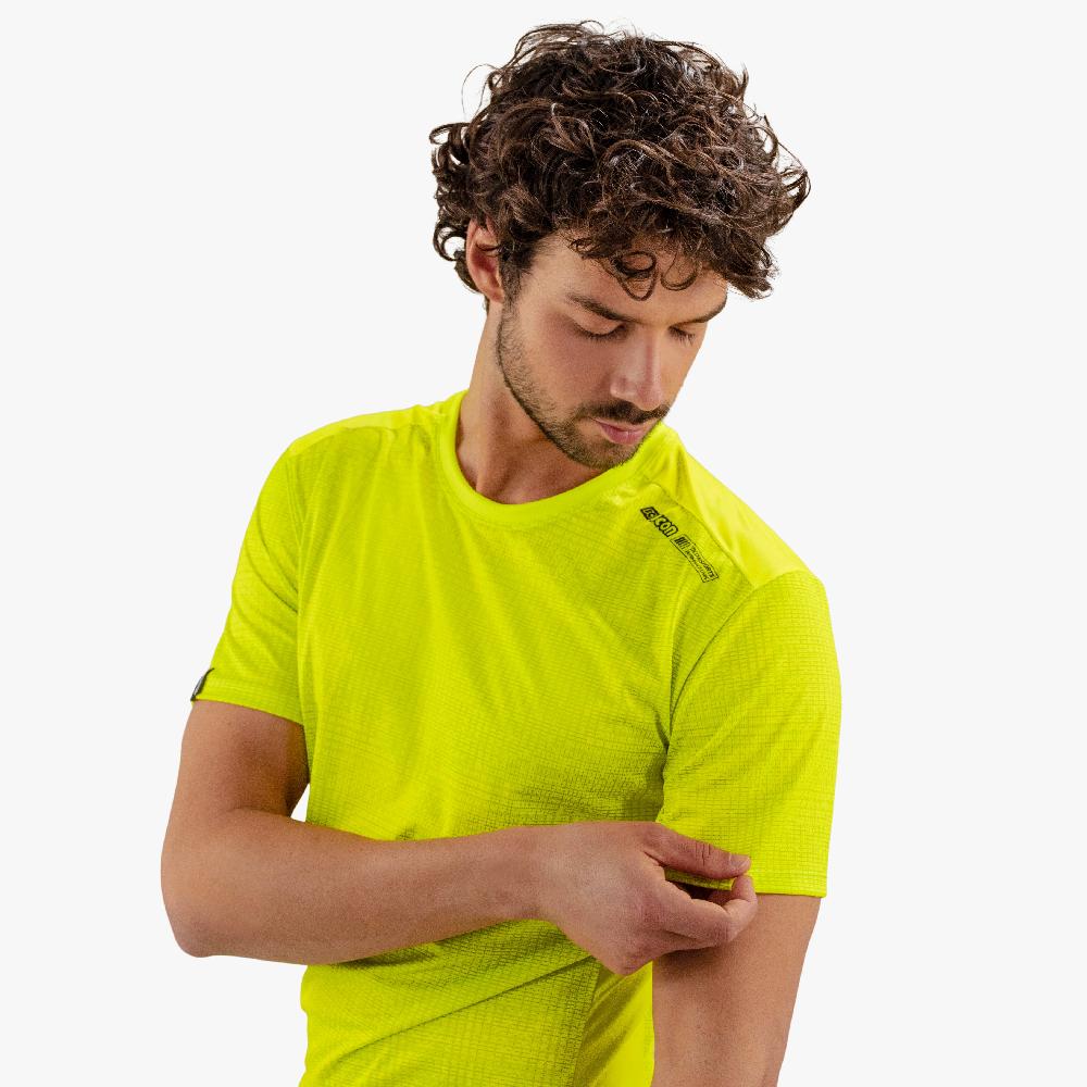 Scicon T-shirt Tecnica X-Over Gialla Fluorescente Convenienza