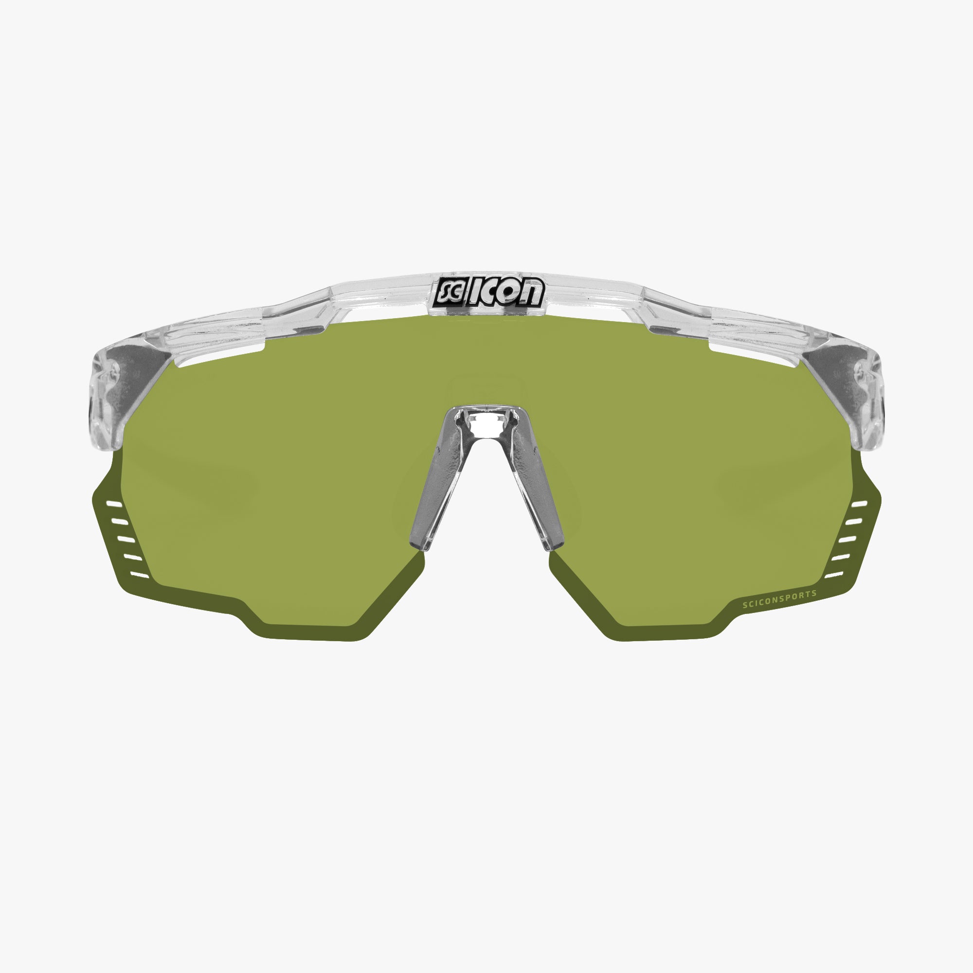 Scicon Occhiali Sportivi Aeroshade Kunken Cristallo/Verde Nuovo