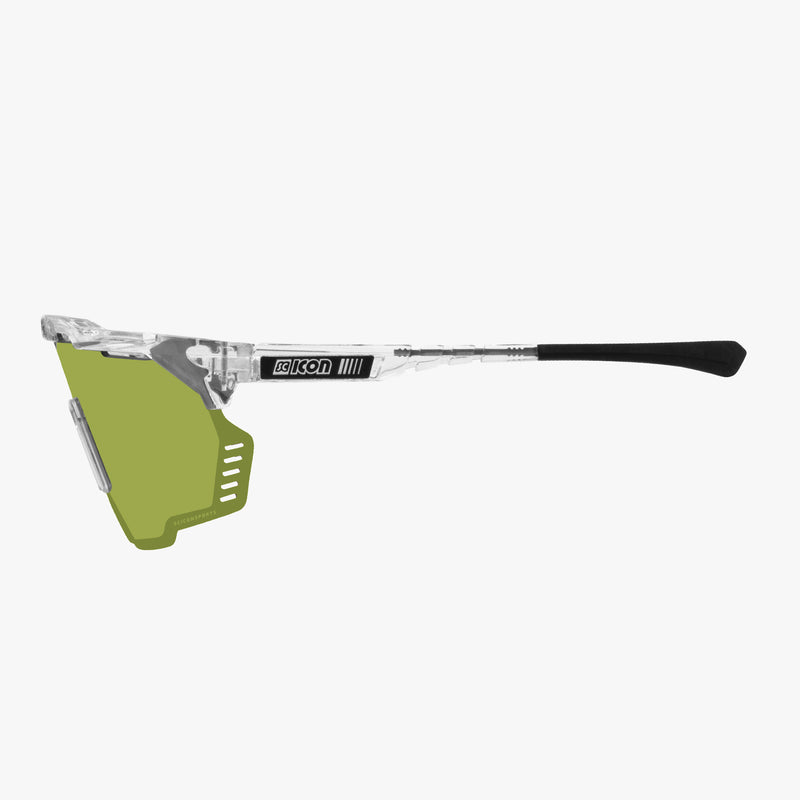 Scicon Occhiali Sportivi Aeroshade Kunken Cristallo/Verde Nuovo
