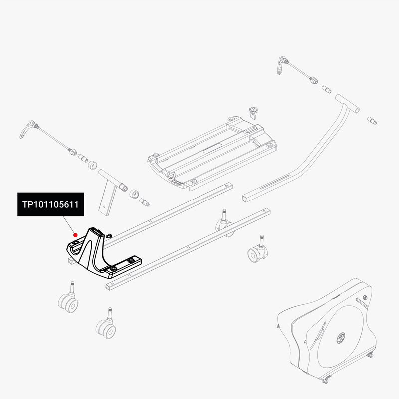 Scicon Base posteriore borsa porta bici Aerocomfort 3.0 Promozione Limitata