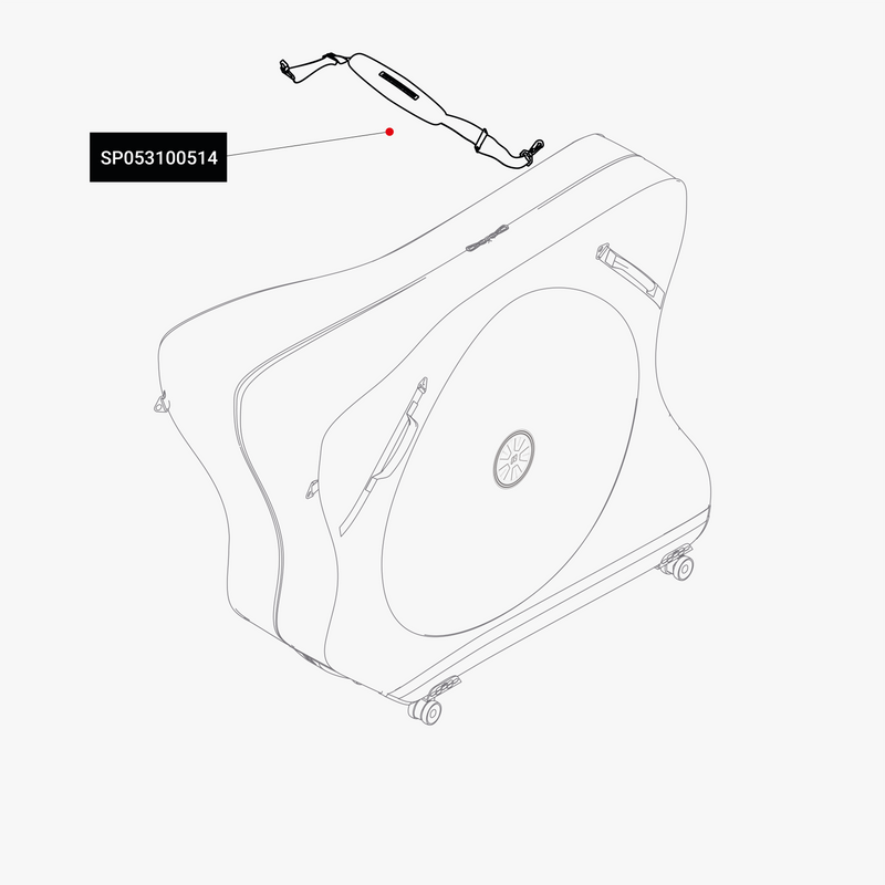 Scicon Cinghia a tracolla per borsa porta bici Nera Online