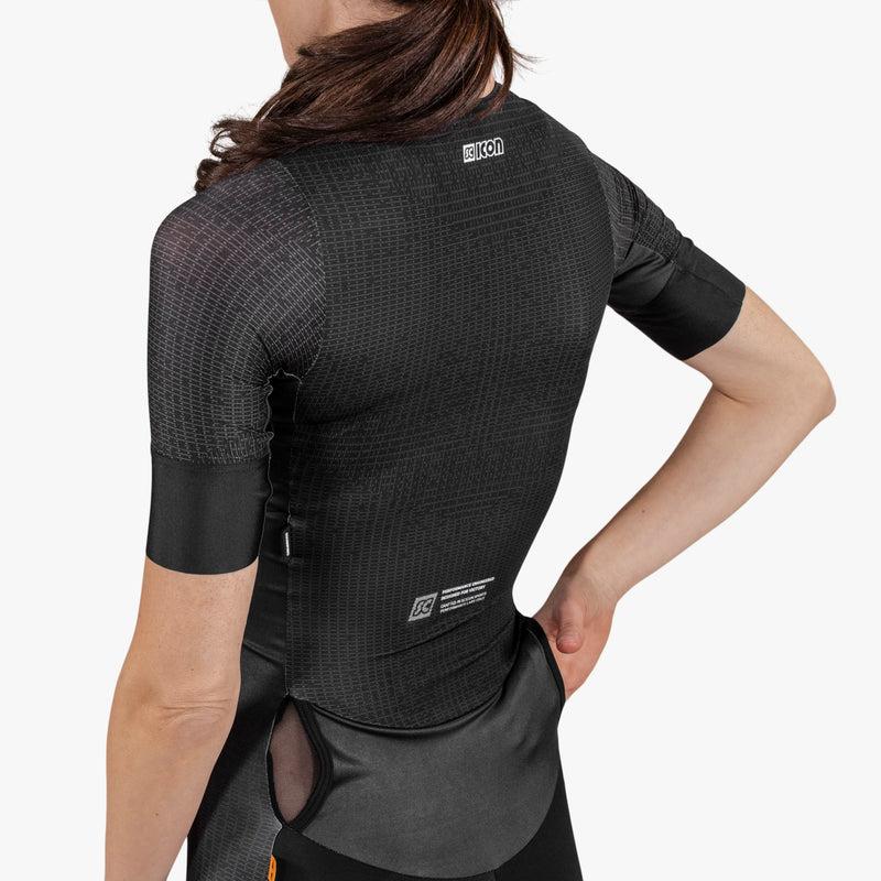 Scicon Body da Triathlon maniche corte donna Nero Saldi Di Fabbrica