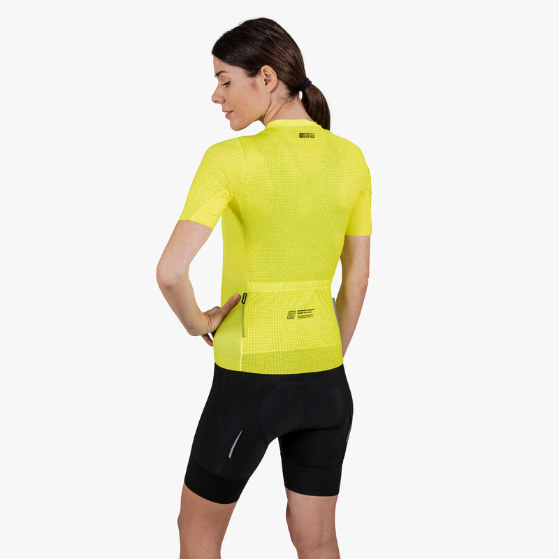 Scicon Maglia Ciclismo Donna 9.5- X-Over Gialla In Saldo