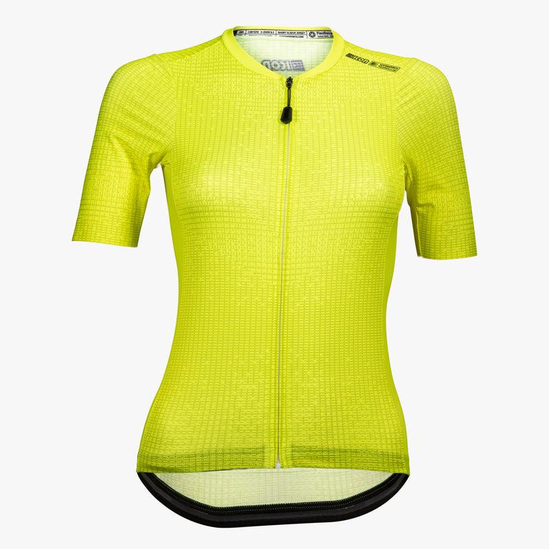 Scicon Maglia Ciclismo Donna 9.5- X-Over Gialla In Saldo