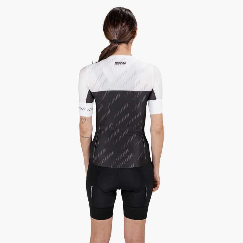Scicon Maglia Ciclismo Donna X-Over Reflex Nera Nuova