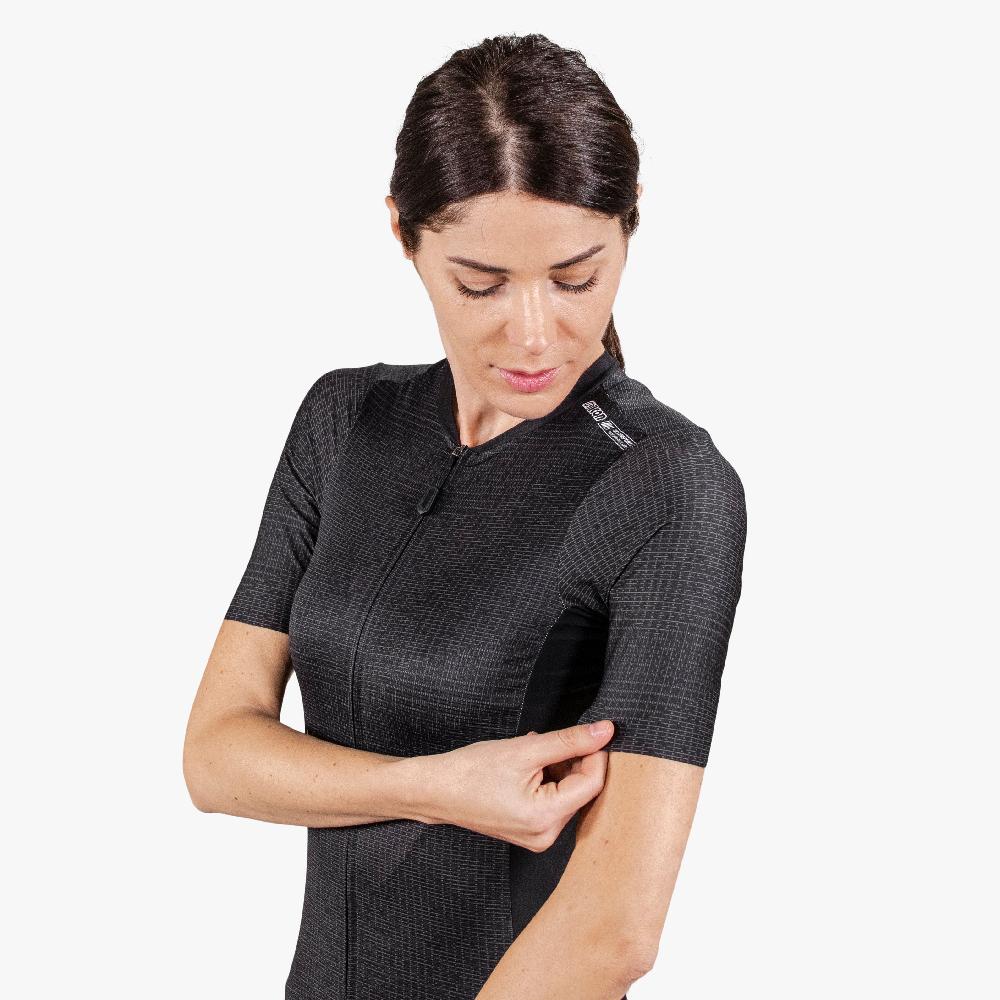 Scicon Maglia Ciclismo Donna 9.5- X-Over Nera Italy