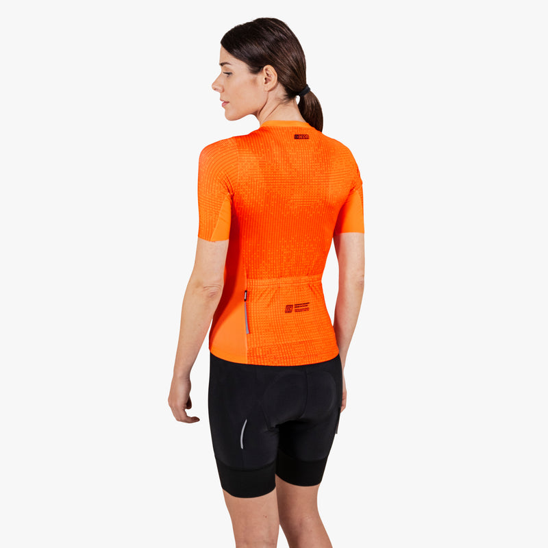 Scicon Maglia Ciclismo Donna 9.5- X-Over Arancione Italia