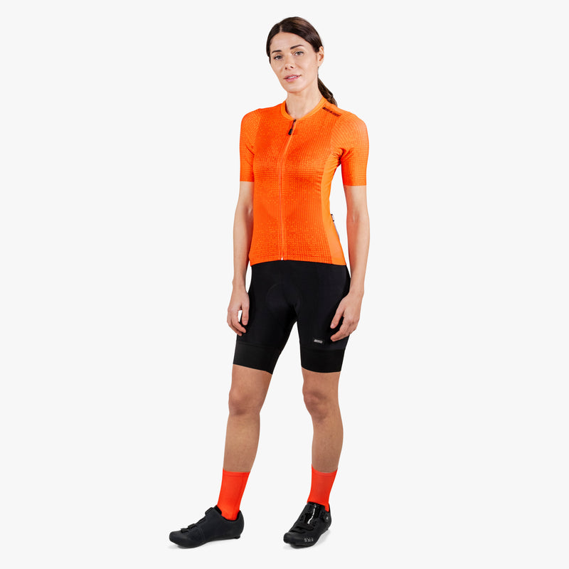 Scicon Maglia Ciclismo Donna 9.5- X-Over Arancione Italia