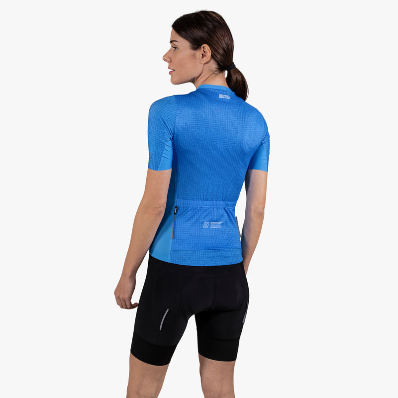 Scicon Maglia Ciclismo Donna 9.5- X-Over Ciano 2025