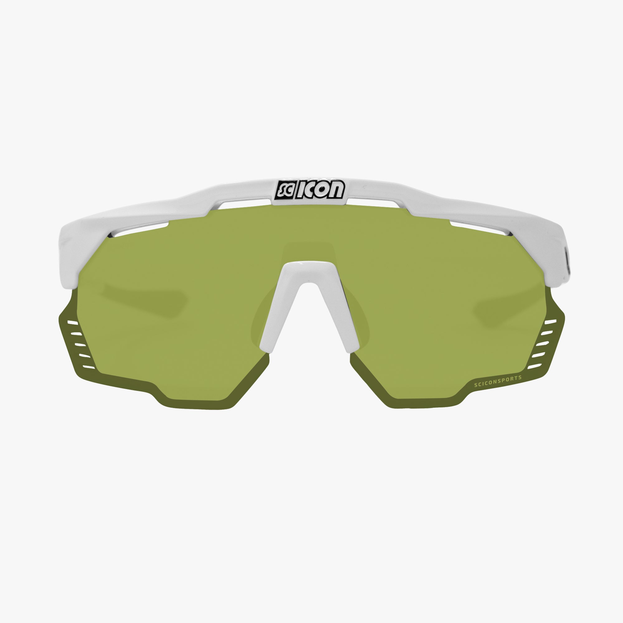 Scicon Occhiali Sportivi Aeroshade Kunken Bianco/Verde Vendita
