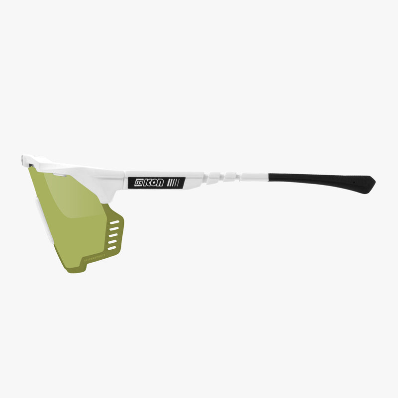 Scicon Occhiali Sportivi Aeroshade Kunken Bianco/Verde Vendita