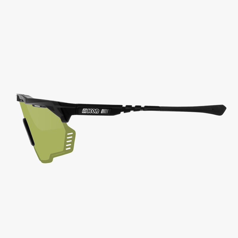 Scicon Occhiali Sportivi Aeroshade Kunken Nero/Verde Promozione