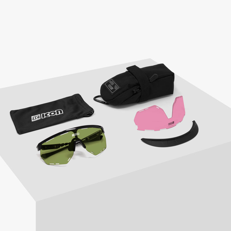 Scicon Occhiali Sportivi Aerowing Cristallo/Verde Qualità Garantita