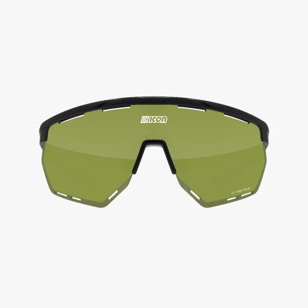 Scicon Occhiali Sportivi Aerowing Nero/Verde Acquista Ora