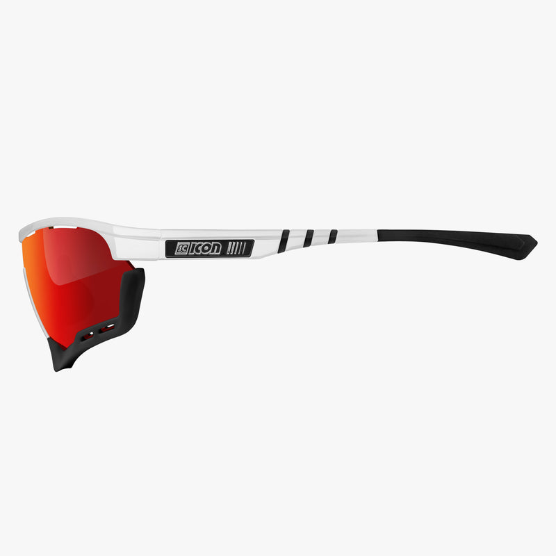 Scicon Aerotech XXL Occhiali Sportivi Bianco/Rosso Moda