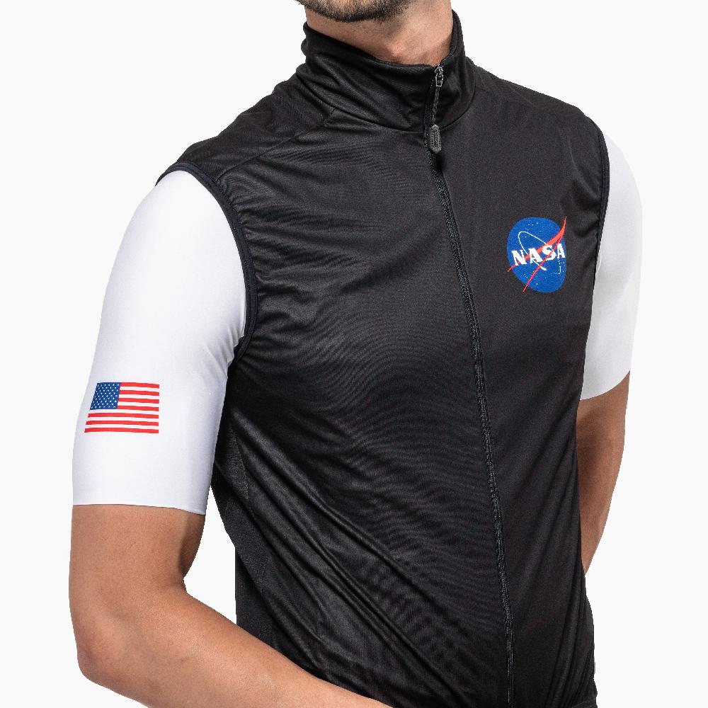 Scicon Gilet Antivento Space Agency01 Nero Italy