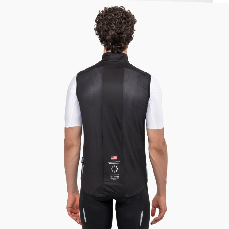 Scicon Gilet Antivento Space Agency01 Nero Italy