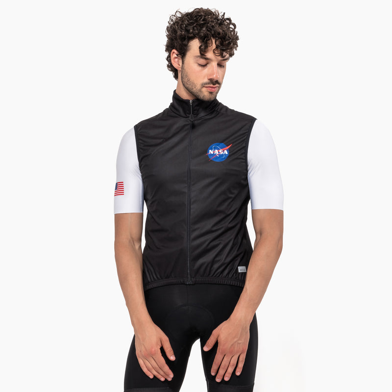 Scicon Gilet Antivento Space Agency01 Nero Italy