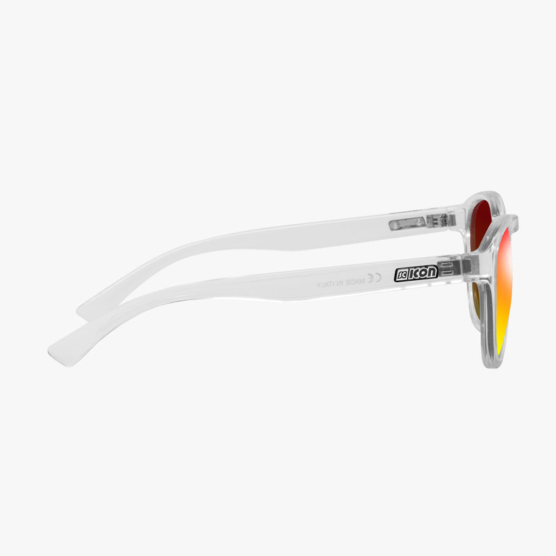 Scicon Occhiali da sole Protom Cristallo/Lenti Rosse Specchiate Nuovo