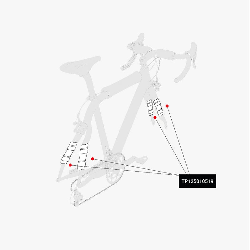 Scicon Set Protezione Telaio Bici Nero Novità