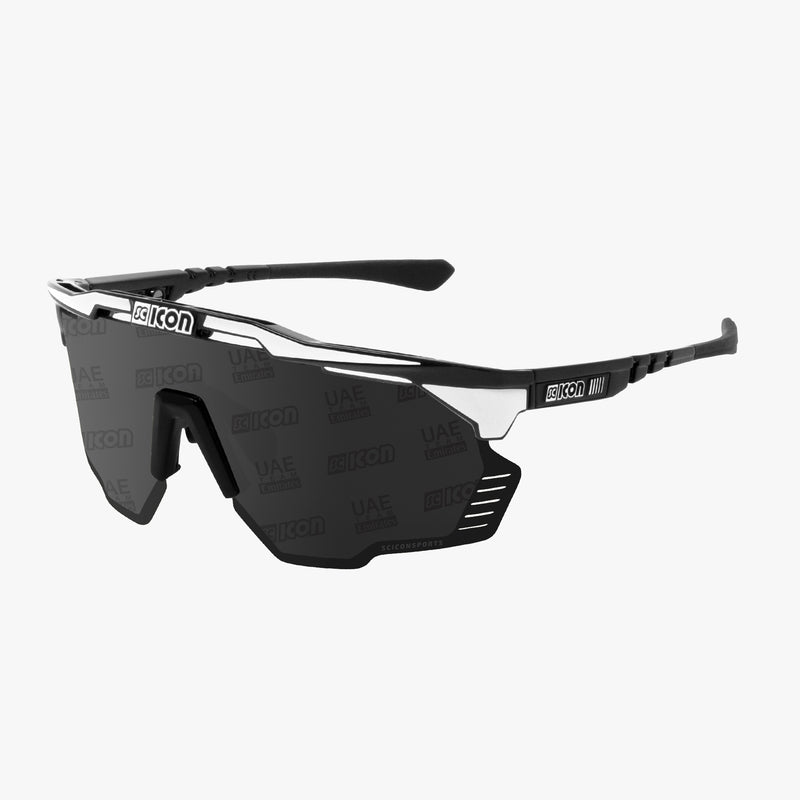 Scicon Occhiali Sportivi Aeroshade Kunken Neri/Lenti Argento