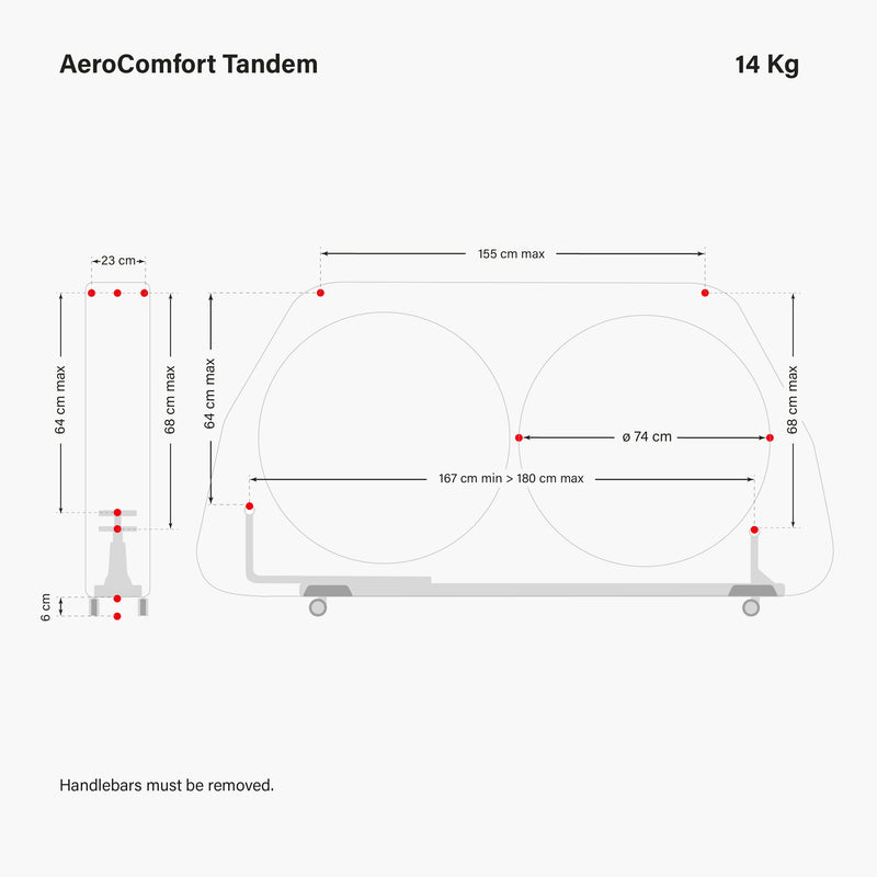 Scicon Borsa porta tandem Aerocomfort Nera Economico