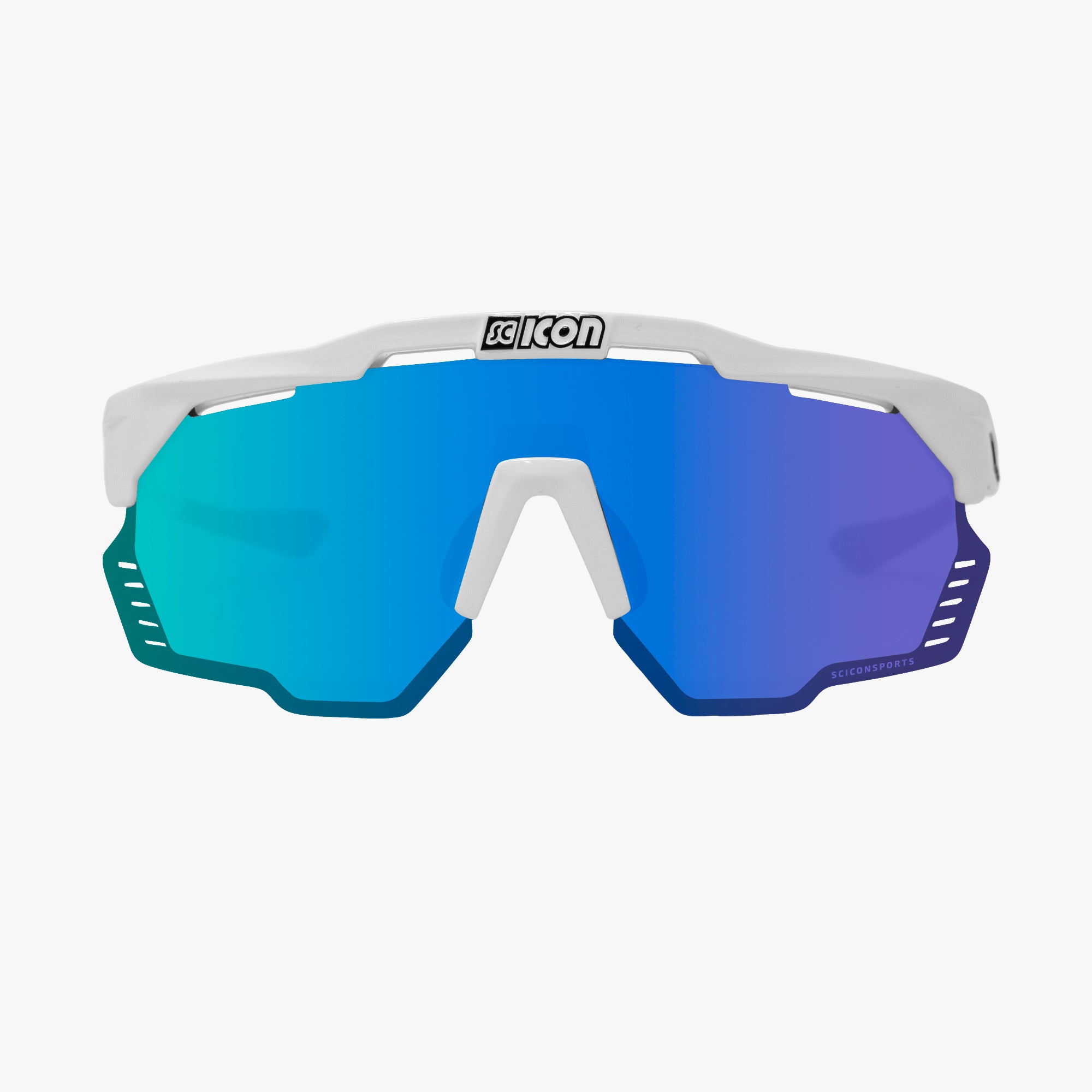Scicon Aeroshade Kunken Occhiali Ciclismo Bianco/Blu Hotsell