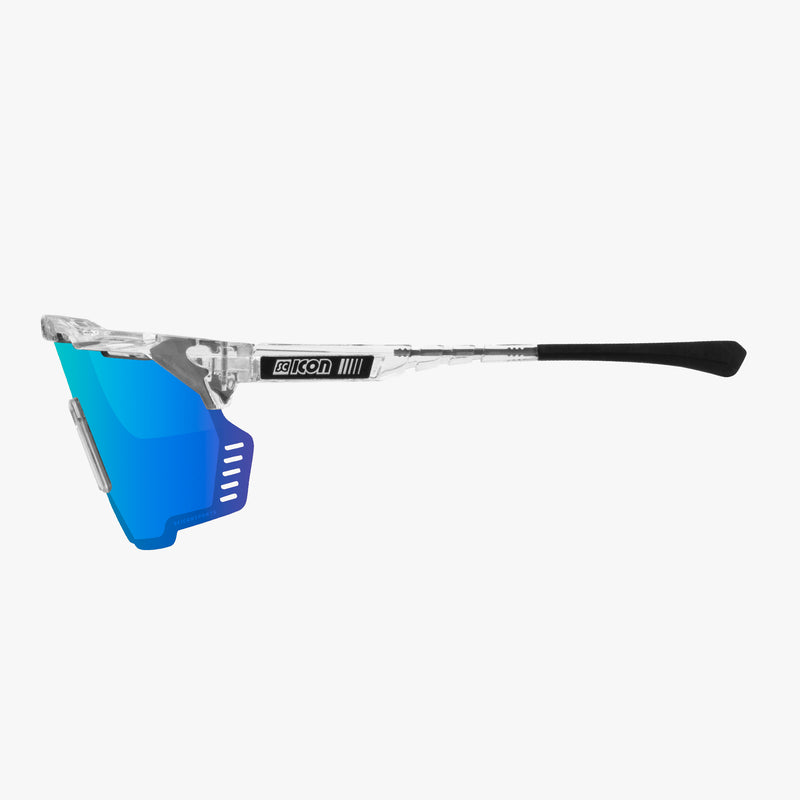 Scicon Aeroshade Kunken Occhiali Ciclismo Cristallo/Blu Vendita Calda